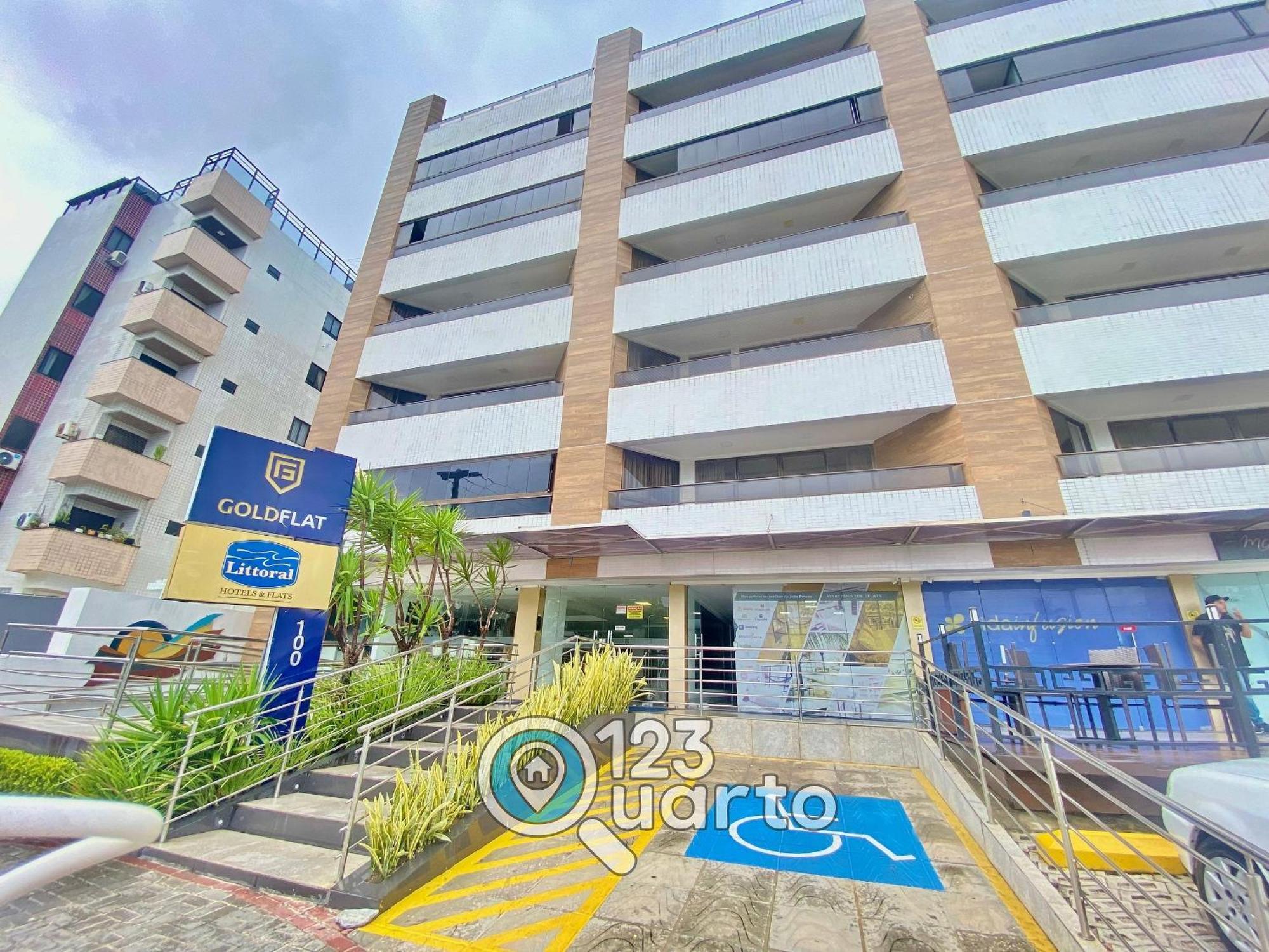 Gold Flat Cabo Branco By 123Quarto Hospedagem - Joao Pessoa, Joao Pessoa