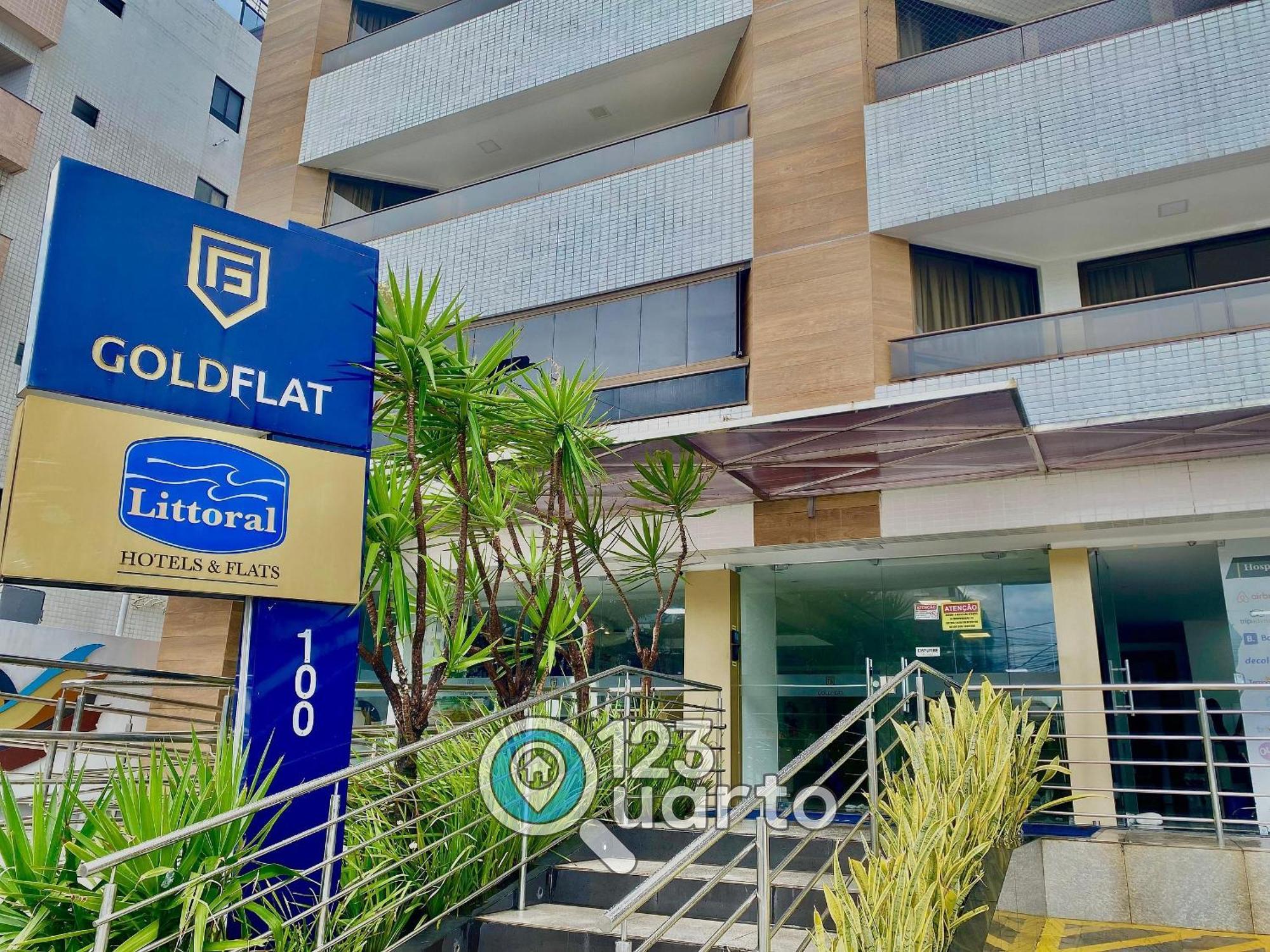Gold Flat Cabo Branco By 123Quarto Hospedagem - Joao Pessoa — Fotos 2